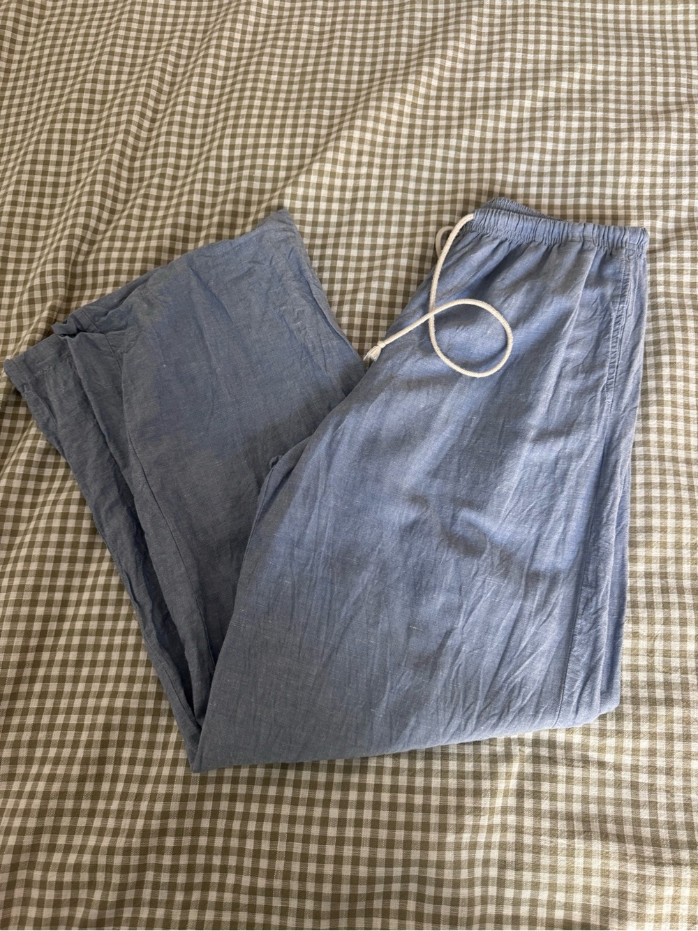 Uniqlo linen blend easy pants size S - Picture 2 of 3